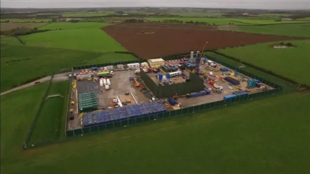 Fracking site