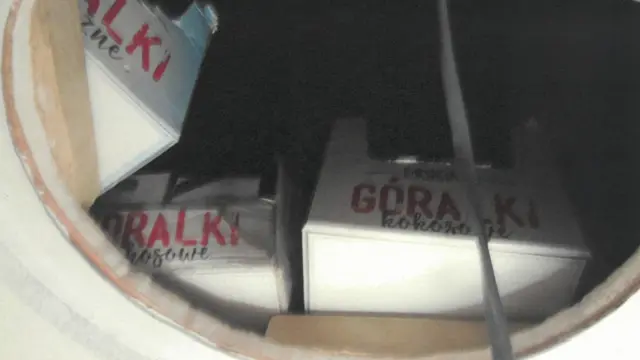 Cigarettes in ceiling