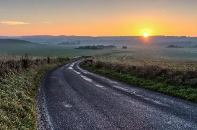 Sunrise over South Stoke