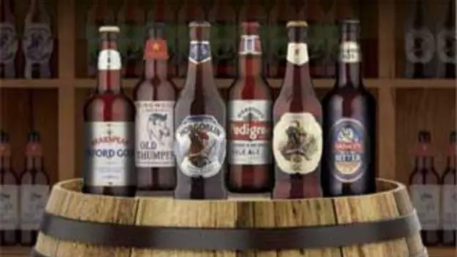 Bottles of beer produced by Marston's