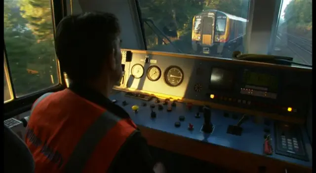 Balfour Beatty train driver