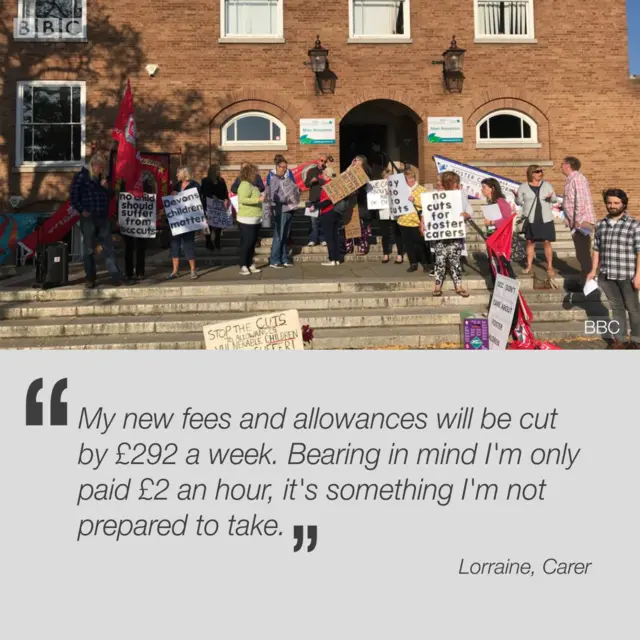 Foster care protest quote
