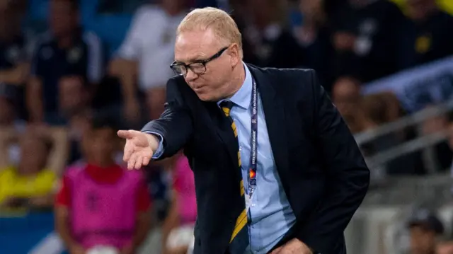 Scotland manager Alex McLeish