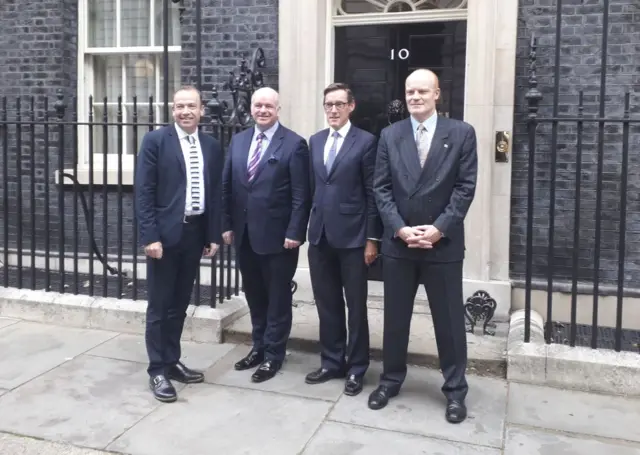 Gavin St Pier at 10 Downing Street