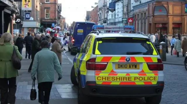 Cheshire Police car