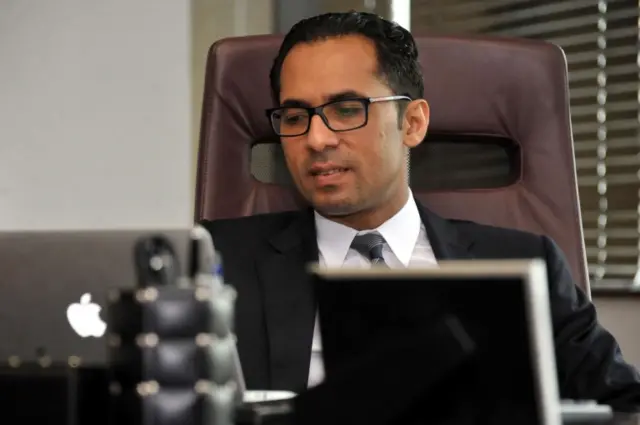 Mohammed Dewji at work