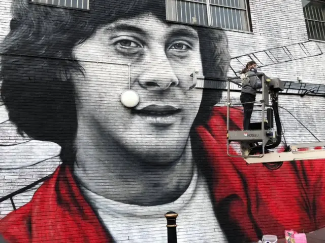 Richard Beckinsale mural