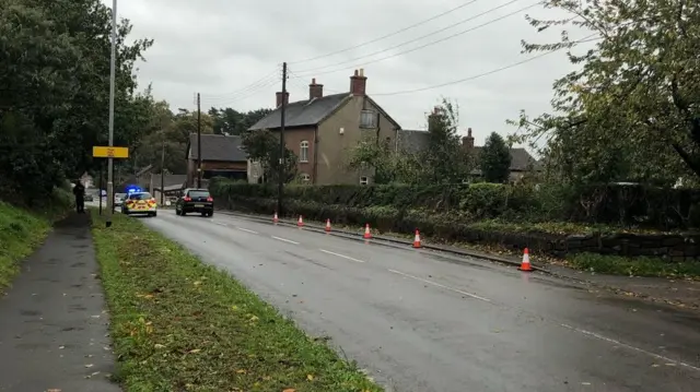 Police on Uttoxeter Road