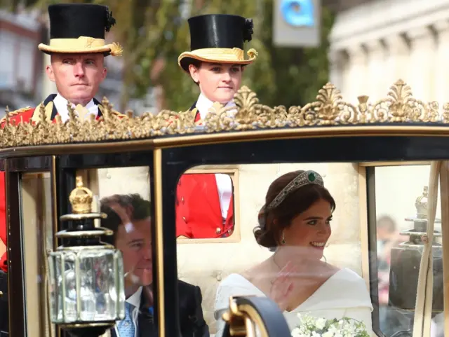 Princess Eugenie with new husband Jack Brooksbank