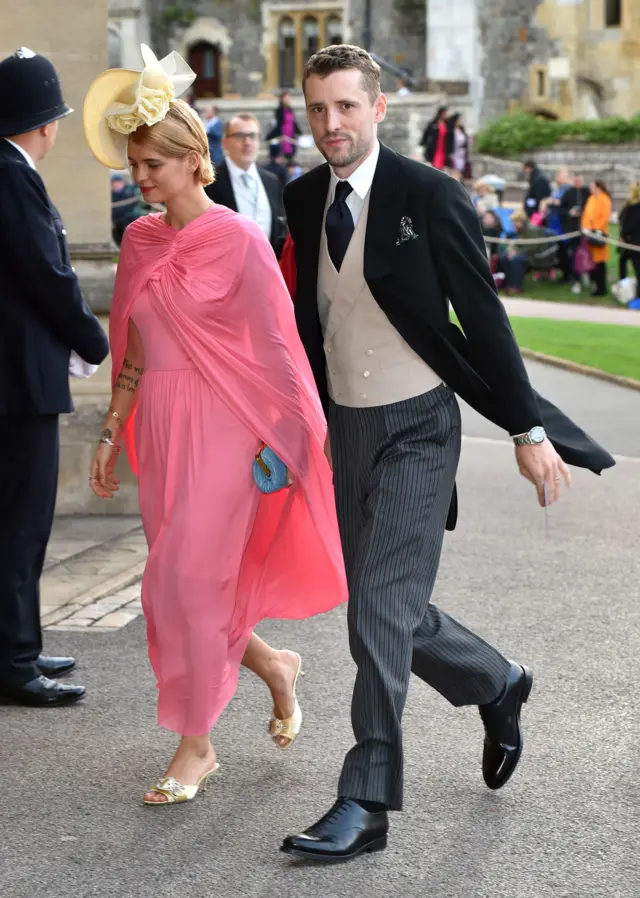 Pixie Geldof and George Barnett