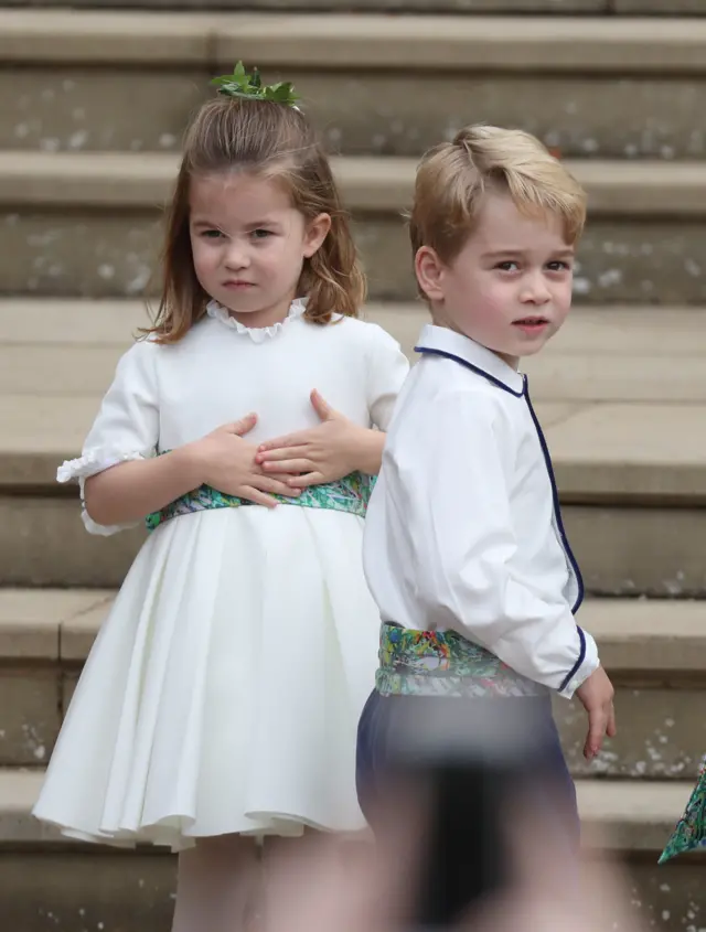 Princess Charlotte and Prince George