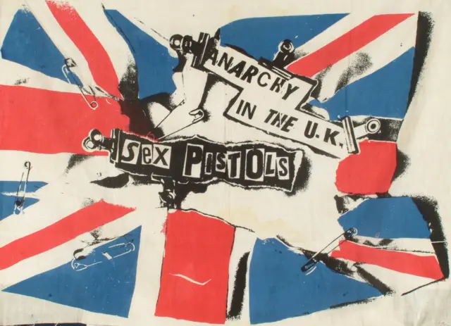 Cover of Sex Pistols' Anarchy in the UK