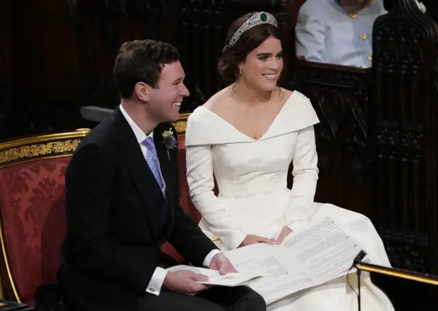 Princess Eugenie and Jack Brooksbank