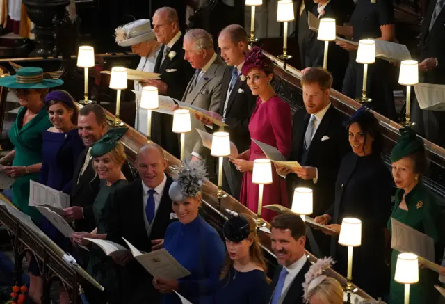 Royal Family in St George's Chapel