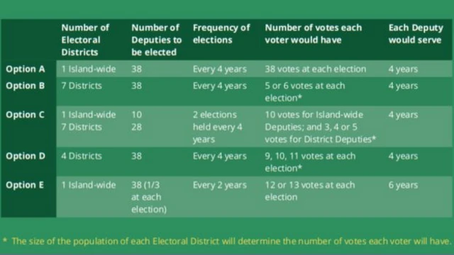 Referendum options