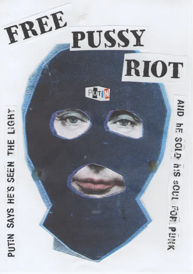 Poster design for Pussy Riot