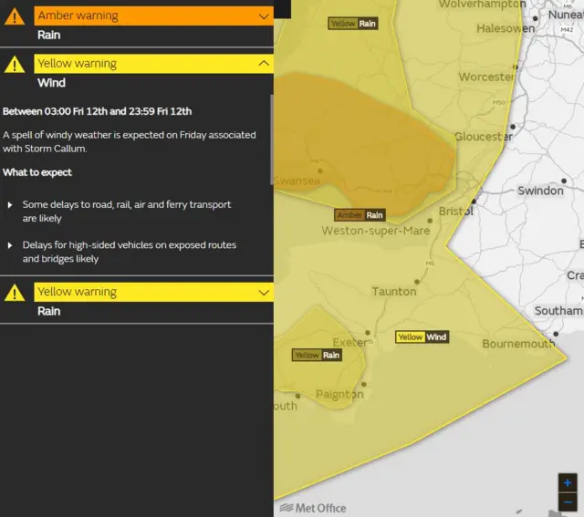 Weather warning