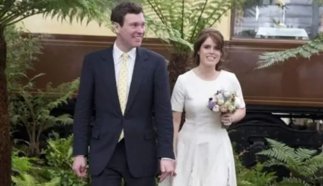 Princess Eugenie with Jack Brooksbank