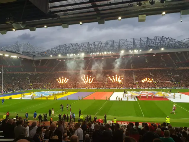 Fireworks at Old Trafford