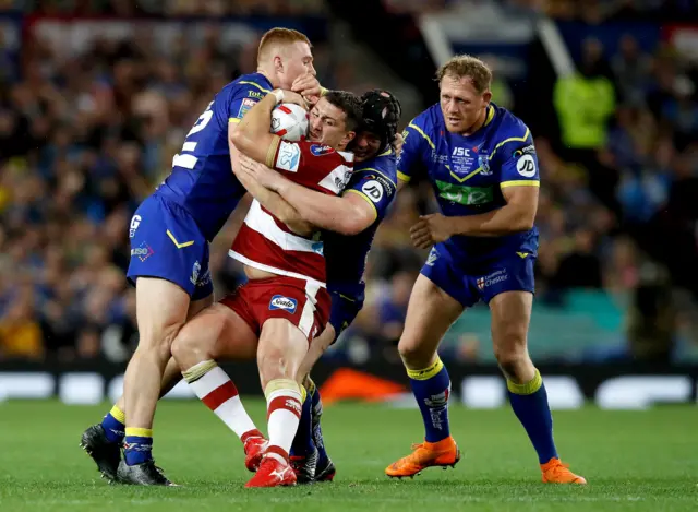 Ben Flower is tackled