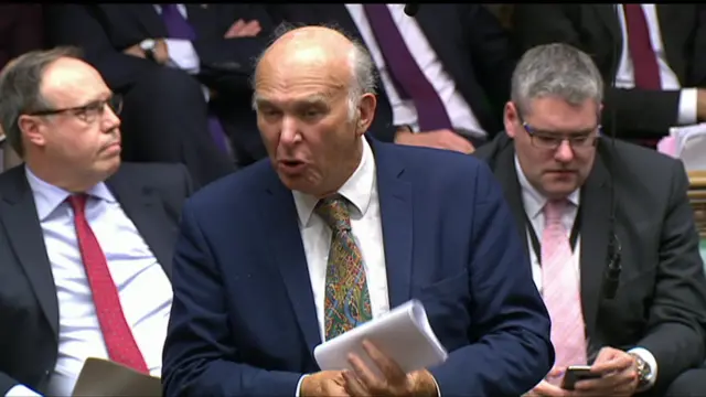 Liberal Democrat Leader Vince Cable