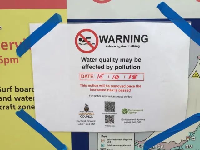 pollution warning