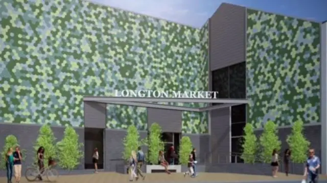 Artist's impression of new market entrance