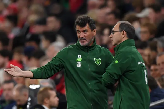 Martin O'Neill and Roy Keane