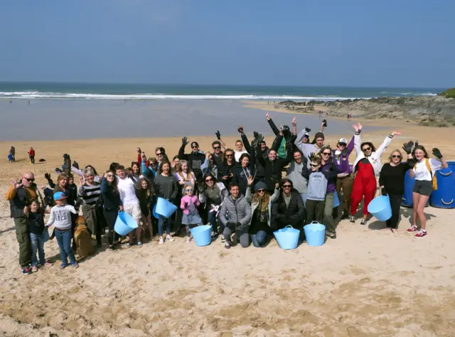 Spring beach clean