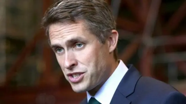 Defence Secretary Gavin Williamson