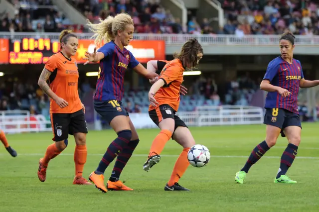 Barcelona v Glasgow City