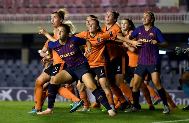 Barcelona v Glasgow City