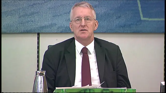 Committee chair Hilary Benn