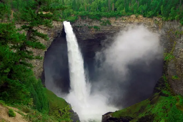 Helmcken Falls in British Columbia's Wells Gray Provincial Park