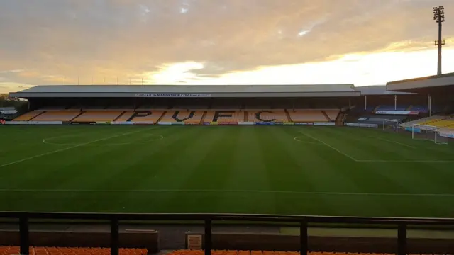 Vale Park before the game