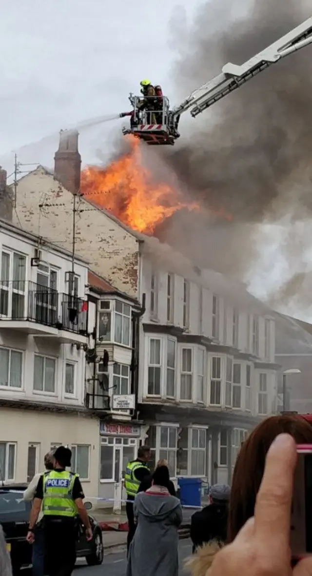 Fire in Bridlington