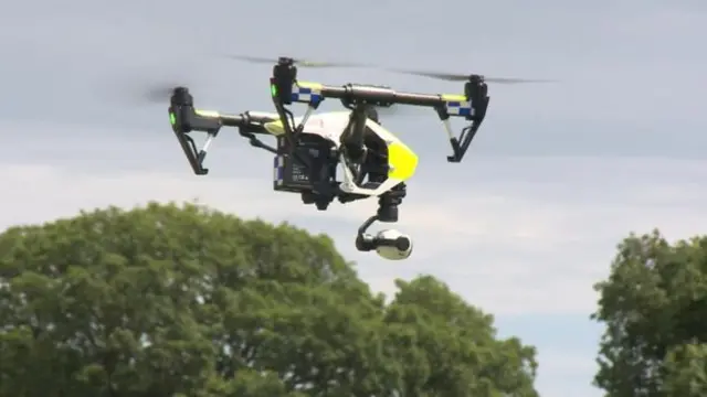 A police drone