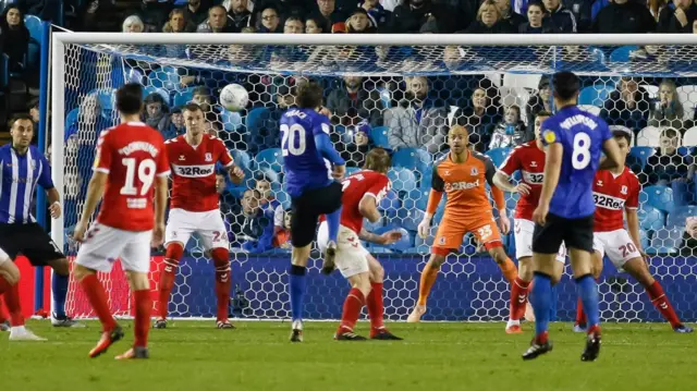Adam Reach scores for Sheff Wed