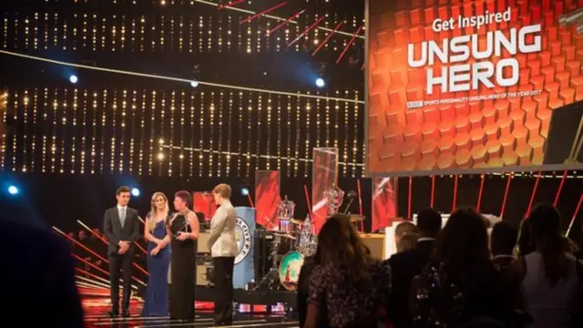 BBC Get Inspired Unsung Hero award