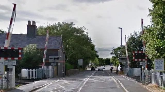 Level crossing at Harlescott