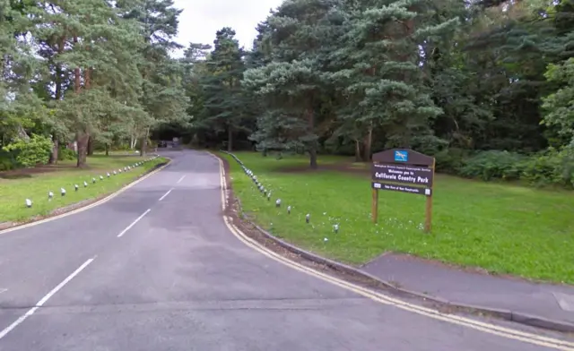 Country Park sign