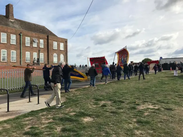 Miners protest