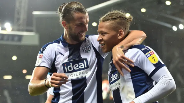 West Bromwich Albion celebrate