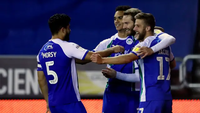 Wigan celebrate