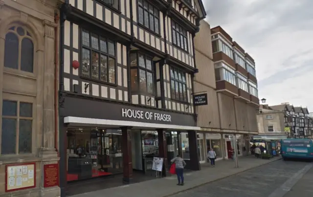 House of Fraser in Shrewsbury