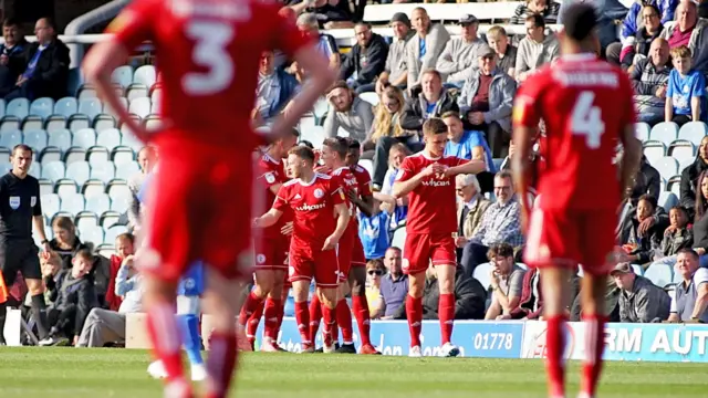 Accrington goal