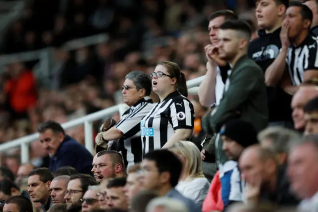 Newcastle fans