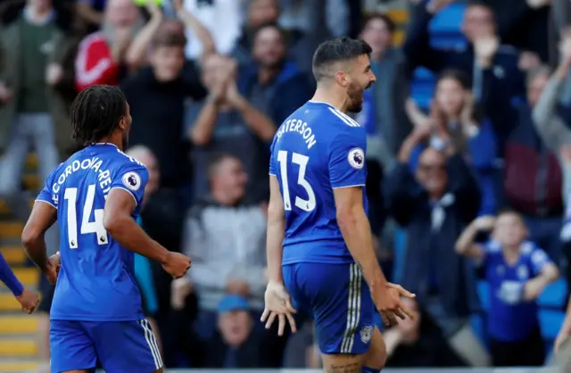 Callum Paterson celebrates