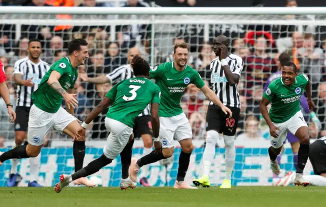 Brighton celebrate