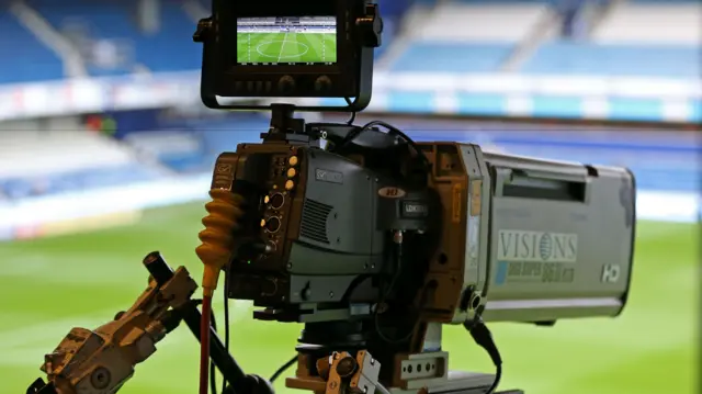 TV camera at Loftus Road